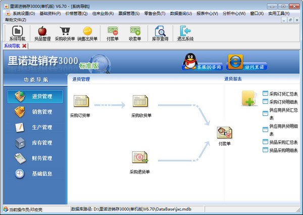 里诺进销存3000 单机版