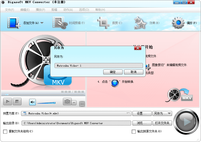 Bigasoft MKV Converter 官方版