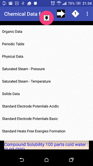 Chemical Data 安卓版