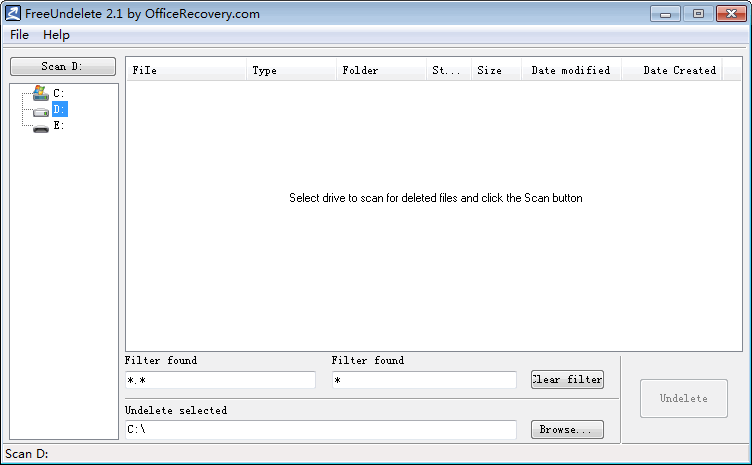 FreeUndelete 2.1
