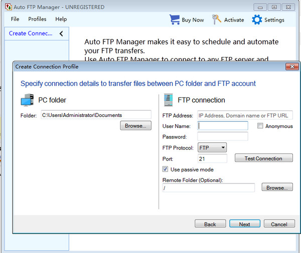 Auto FTP Manager v6.07